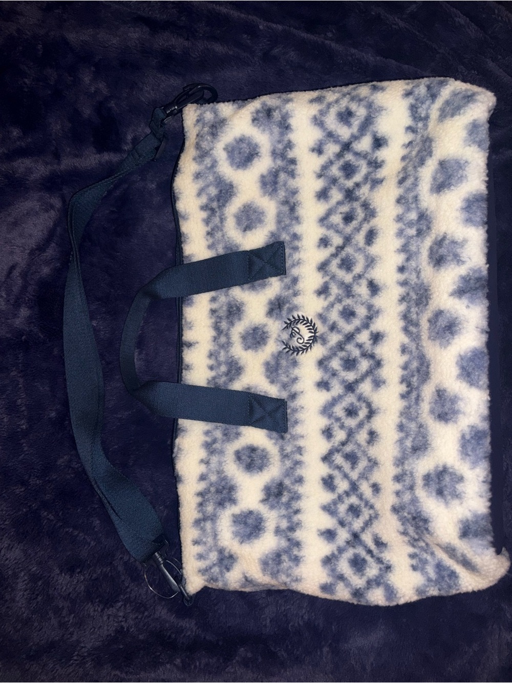 PINK Victoria’s Secret Sherpa Duffle Bag